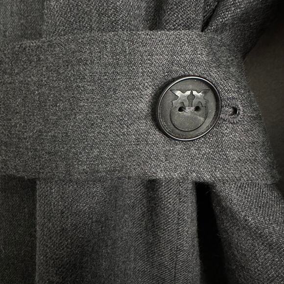 Pinko Emeline Belted Wool Blend Blazer Gray Italy Size 12 US / 48 IT - Picture 5 of 15